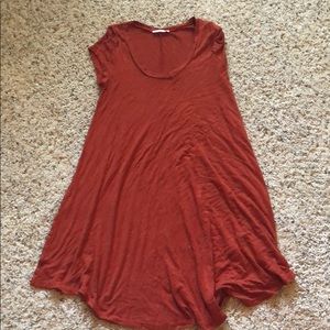 Orange/red T-shirt dress